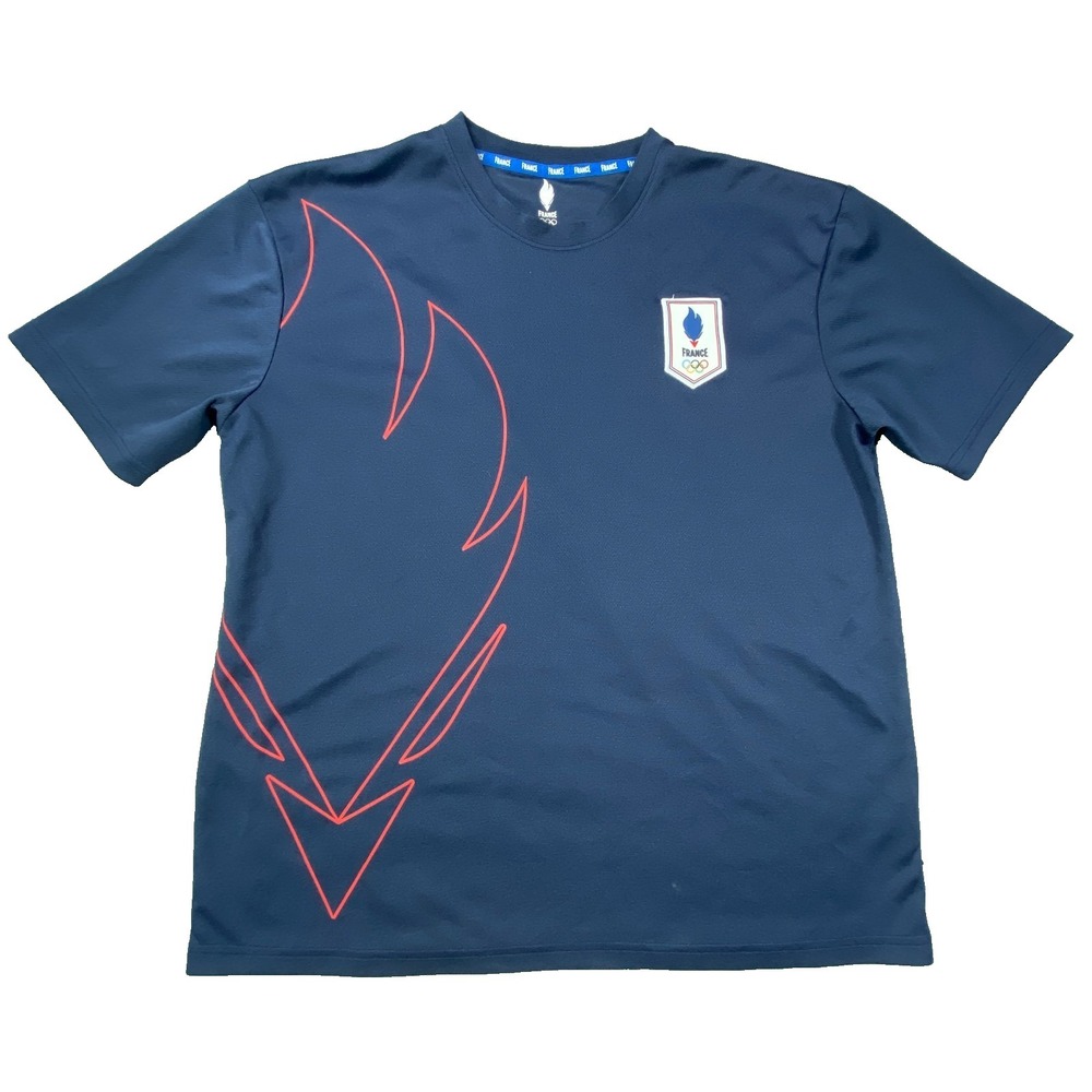 Paris Olympics Team France Shirt Weeplay Jersey Men Large Soccer Sports Athletic